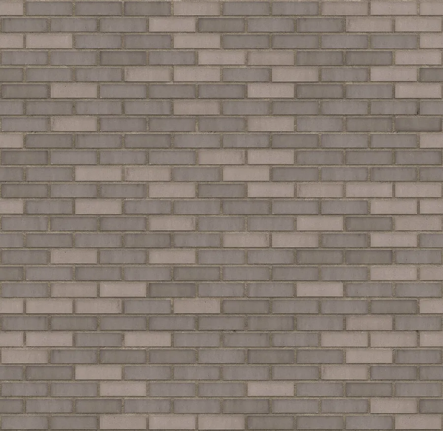 Snow Brick thin brick with Medium Gray joints