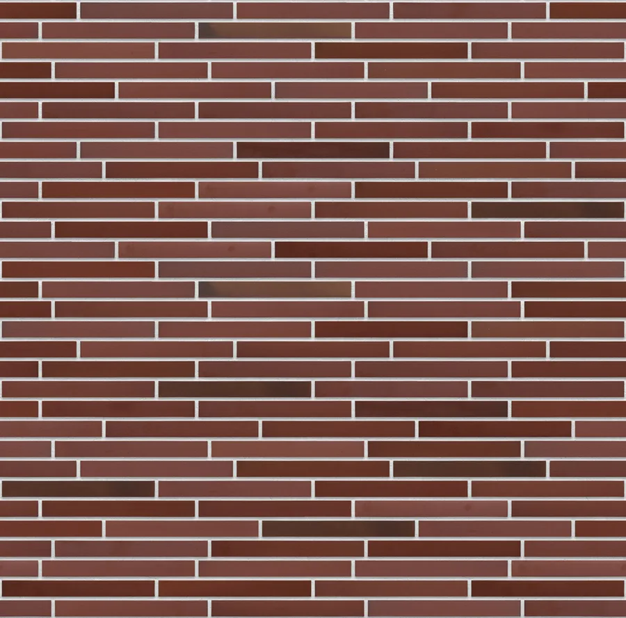 Tibetan Flame thin brick with White joints
