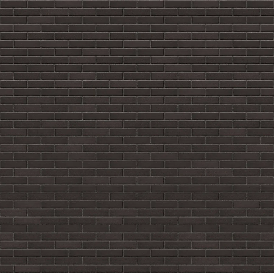 Volcanic Black thin brick with Charcoal joints