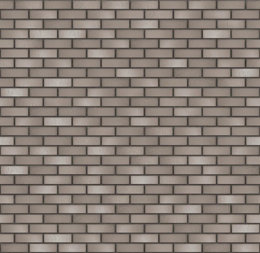 Winter Field thin brick with Charcoal joints