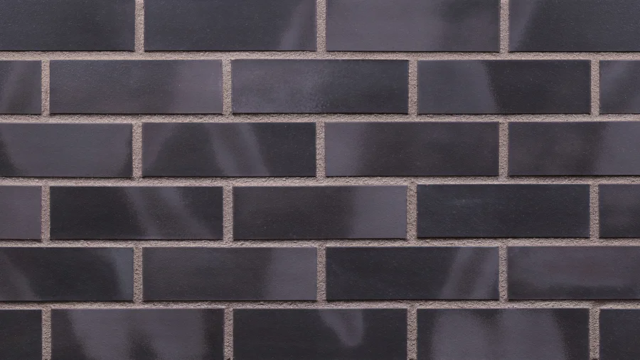 King Klinker Black Pearl thin brick, Modular
