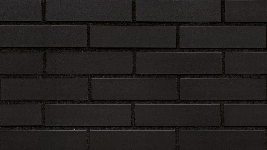 King Klinker Super Black thin brick, long format