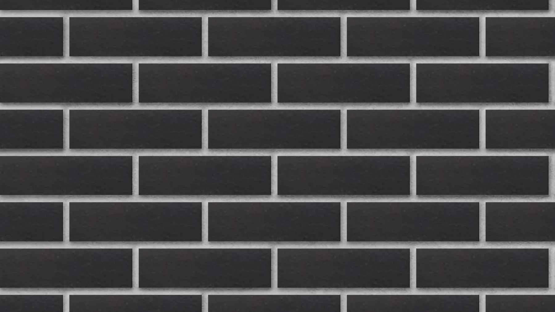 Glazed Black SN8 thin brick by Endicott