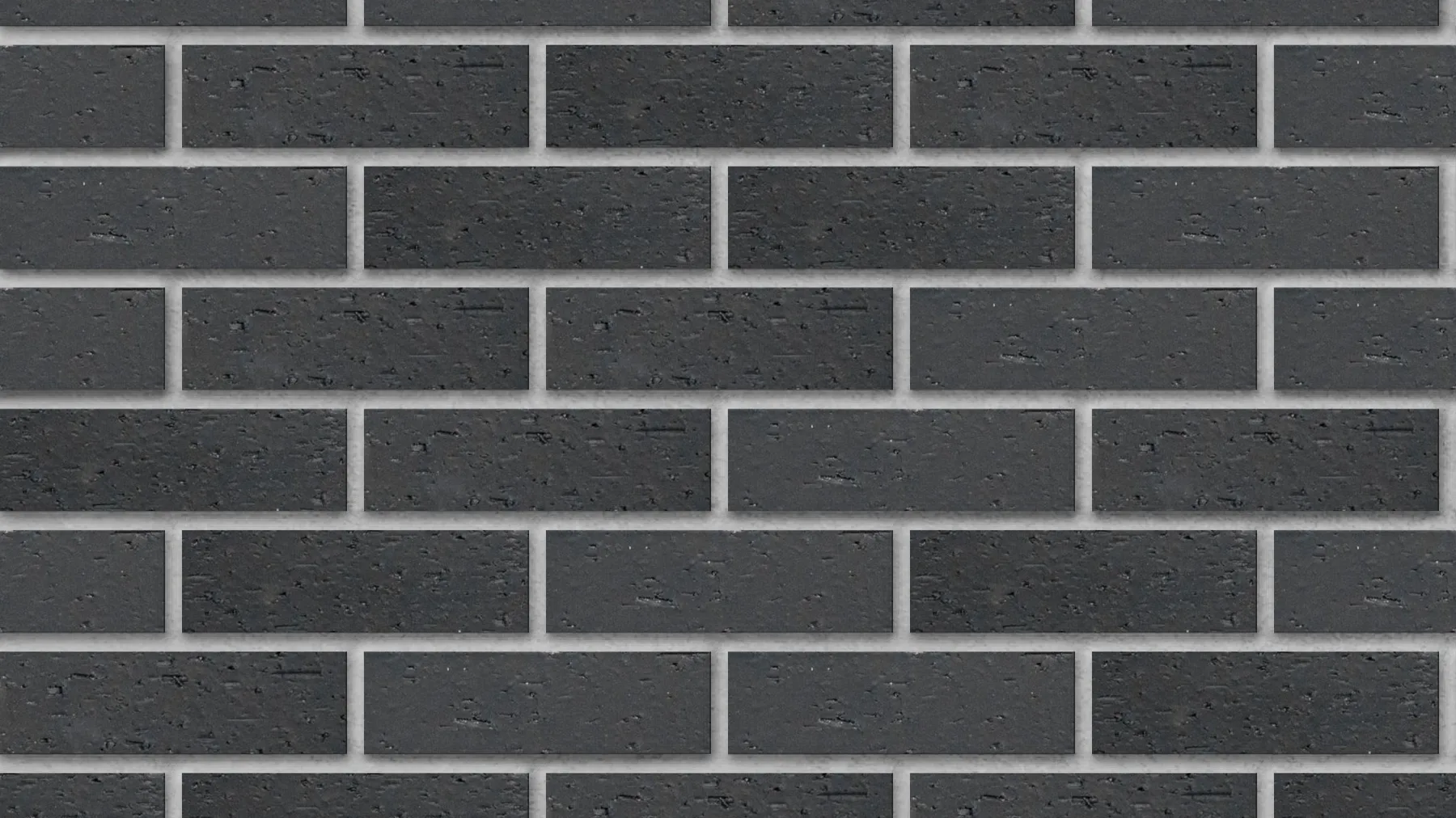 Glazed Black VC8 thin brick by Endicott