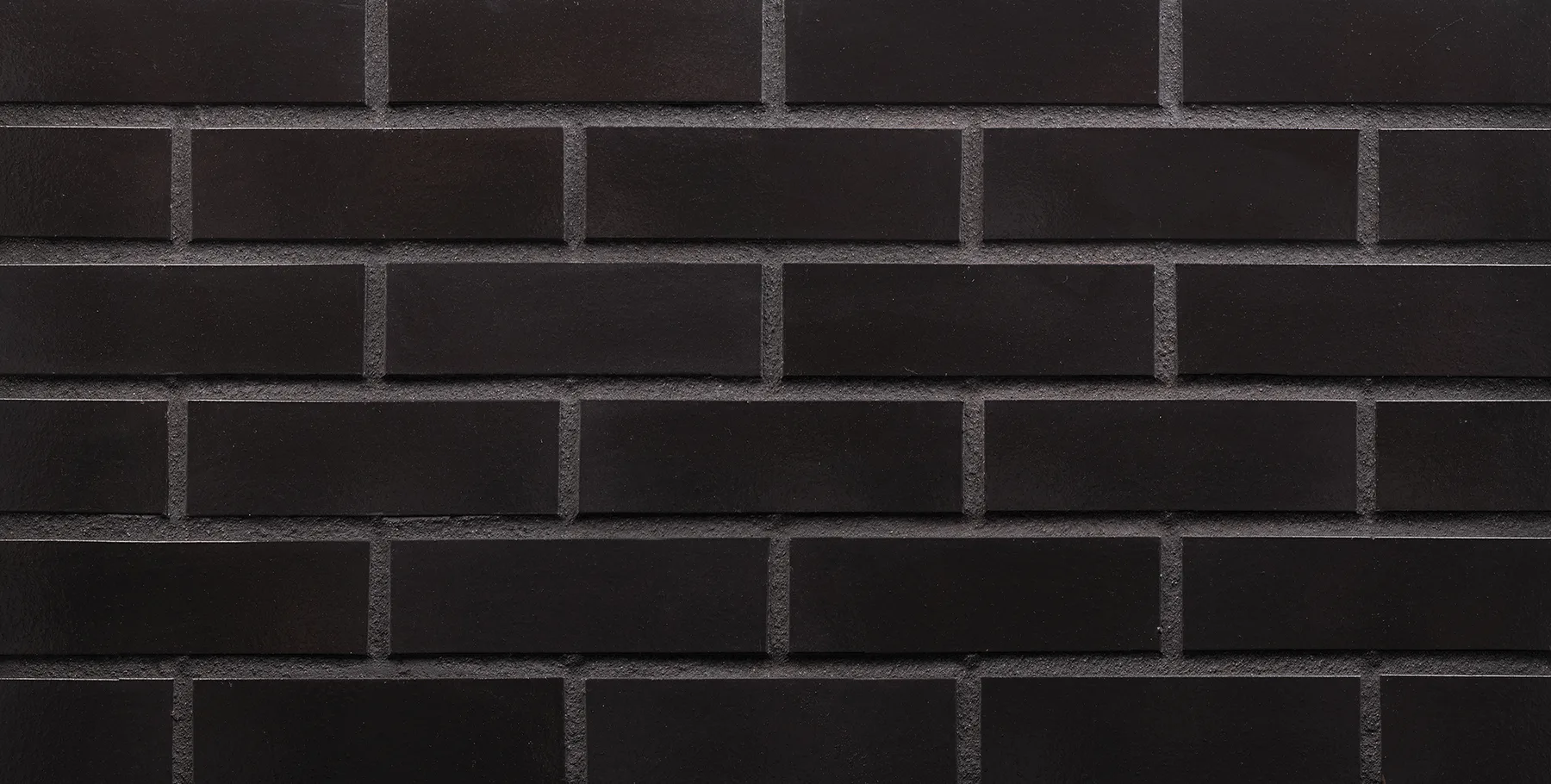 Onyx Black Glazed thin brick by King Klinker