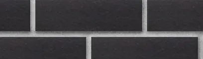 Glazed Black SN8 thin brick by Endicott
