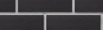 Glazed Black SN8 thin brick by Endicott