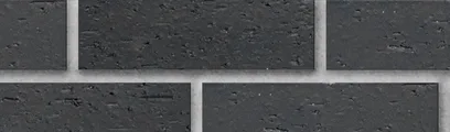 Glazed Black VC8 thin brick by Endicott