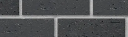 Glazed Black VC8 thin brick by Endicott