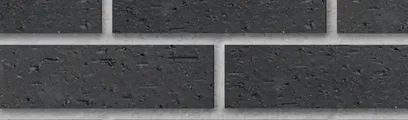 Glazed Black VC8 thin brick by Endicott