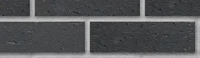 Glazed Black VC8 thin brick by Endicott