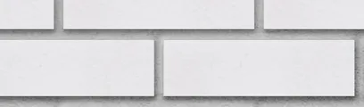 Glazed White SN1 thin brick by Endicott