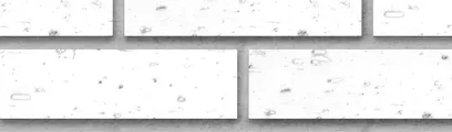 Glazed White VC1 thin brick by Endicott