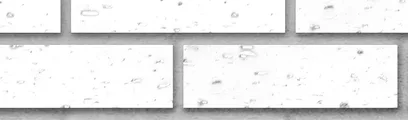 Glazed White VC1 thin brick by Endicott