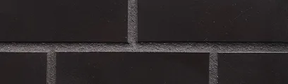 Onyx Black Glazed thin brick by King Klinker