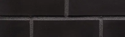 Onyx Black Glazed thin brick by King Klinker