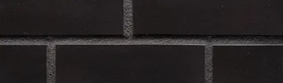 Onyx Black Glazed thin brick by King Klinker