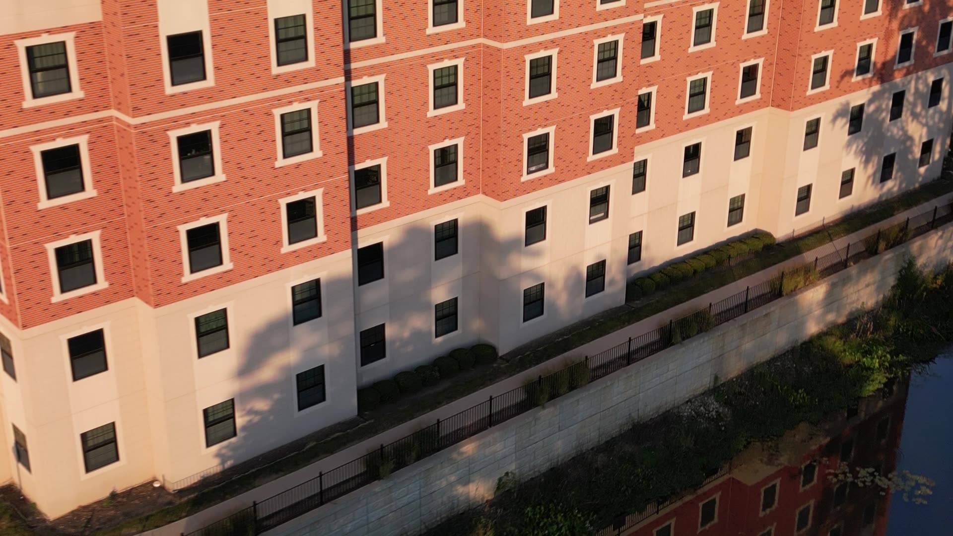Brick-faced precast residence hall at North Central College