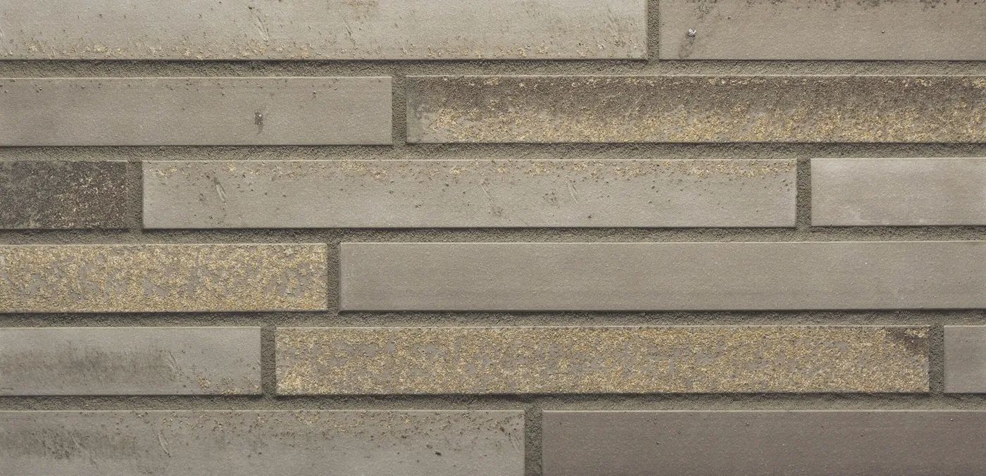King Klinker Golden Grey thin brick, long format