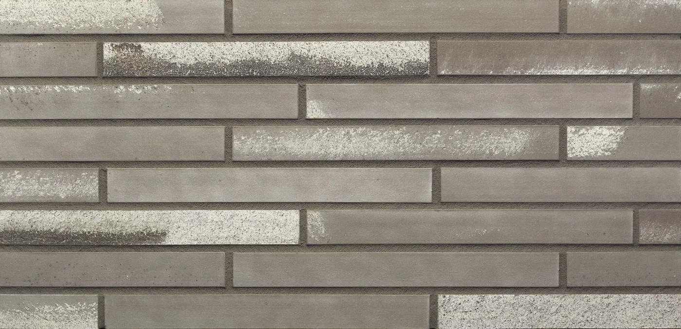 King Klinker Grey Land thin brick, long format