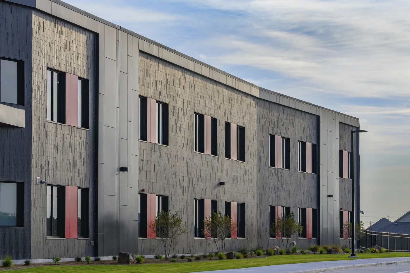 King Klinker Black Heart, Dorothy Martinez Elementary School, Little Elm, Texas, Pfluger Architects