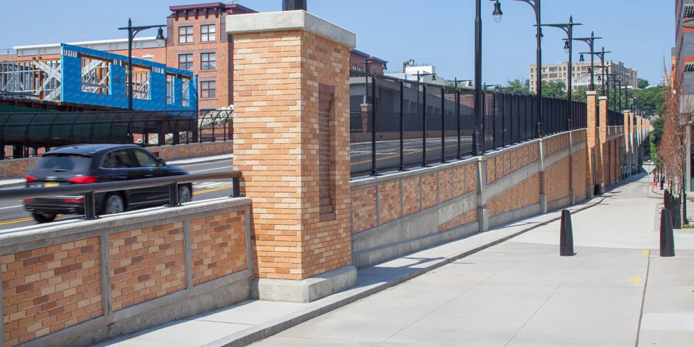 Endicott thin brick, 14th St. Hoboken Viaduct, Hoboken, New Jersey