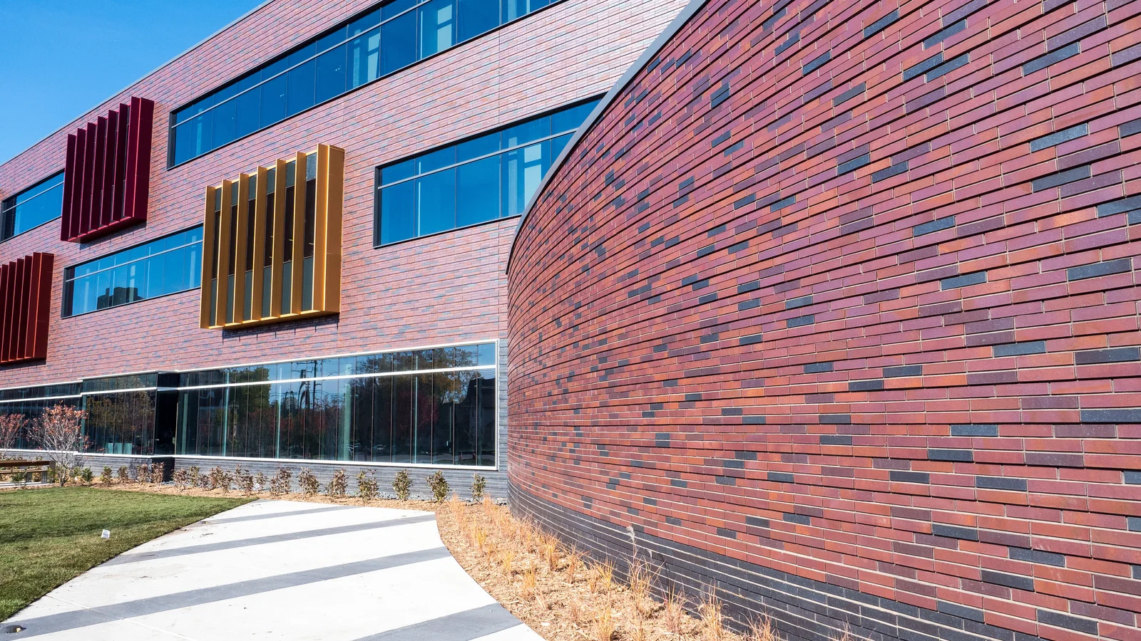 Endicott thin brick, Augsburg University - Hagfors Center For Science, Business & Religion, Minneapolis, Minnesota