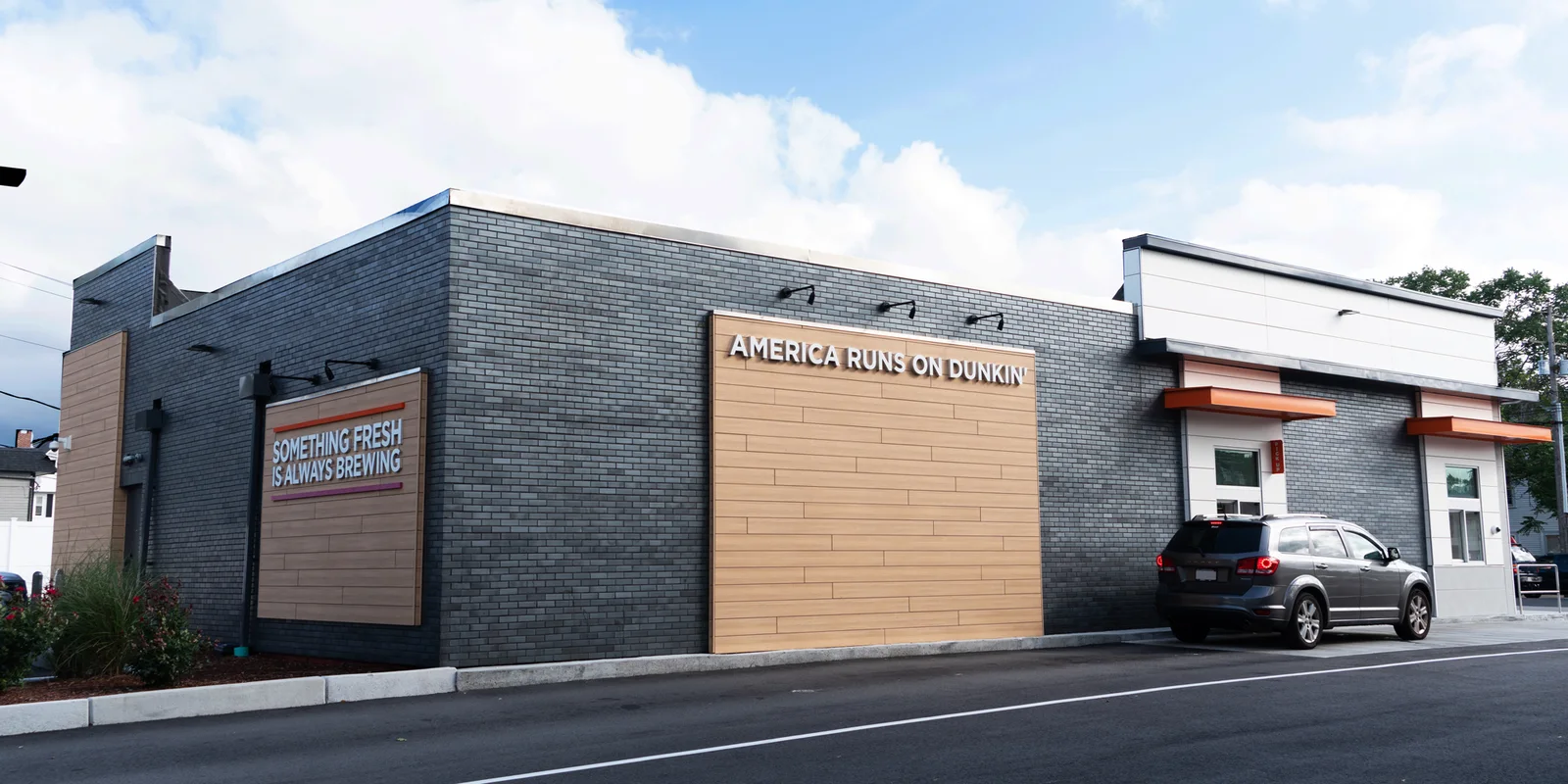Endicott thin brick, Dunkin' Donuts, Boston, Massachusetts