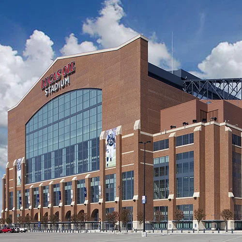 Lucas Oil Stadium, Indianapolis, Indiana, faced in Endicott Medium Ironspot #77