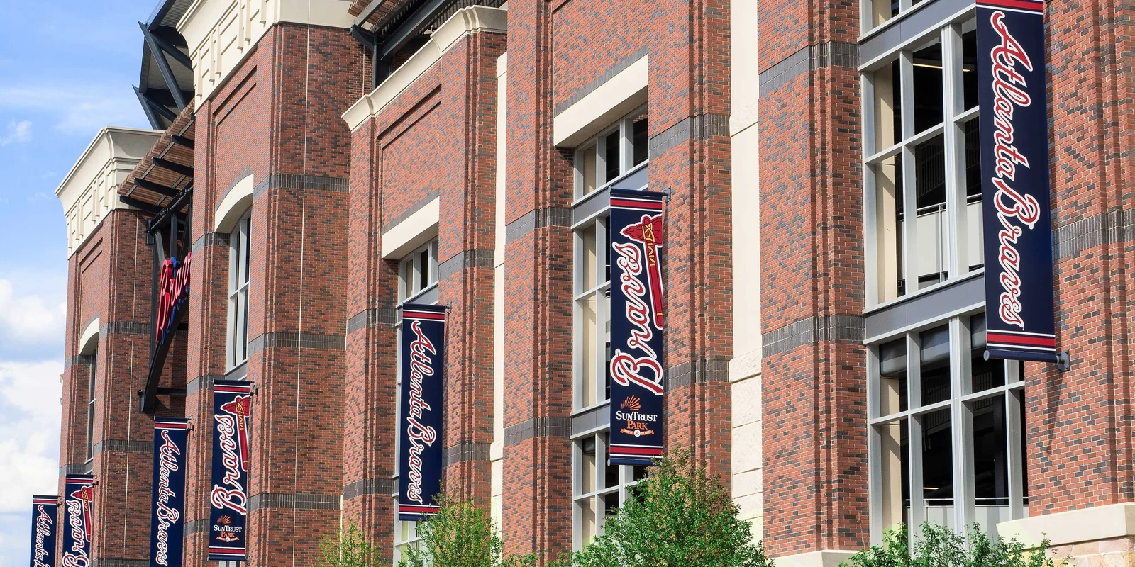 Endicott thin brick, SunTrust Park, now Truist Park, Atlanta, Georgia