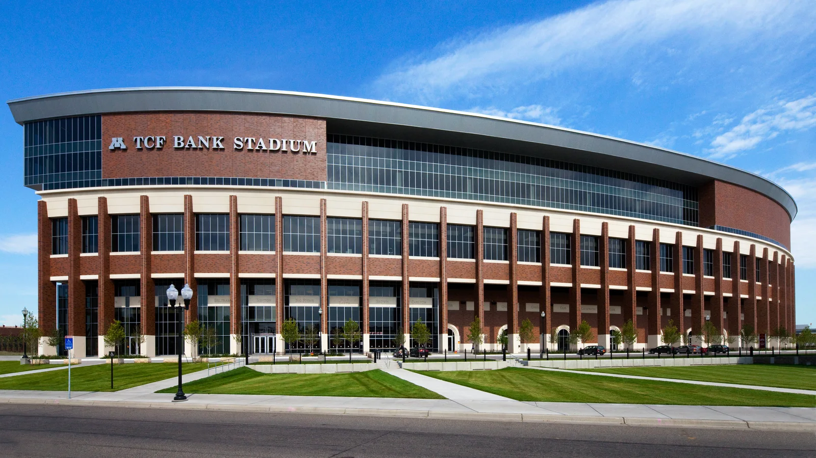 Endicott thin brick, TCF Bank Stadium, now Huntington Bank Stadium, Minneapolis, Minnesota