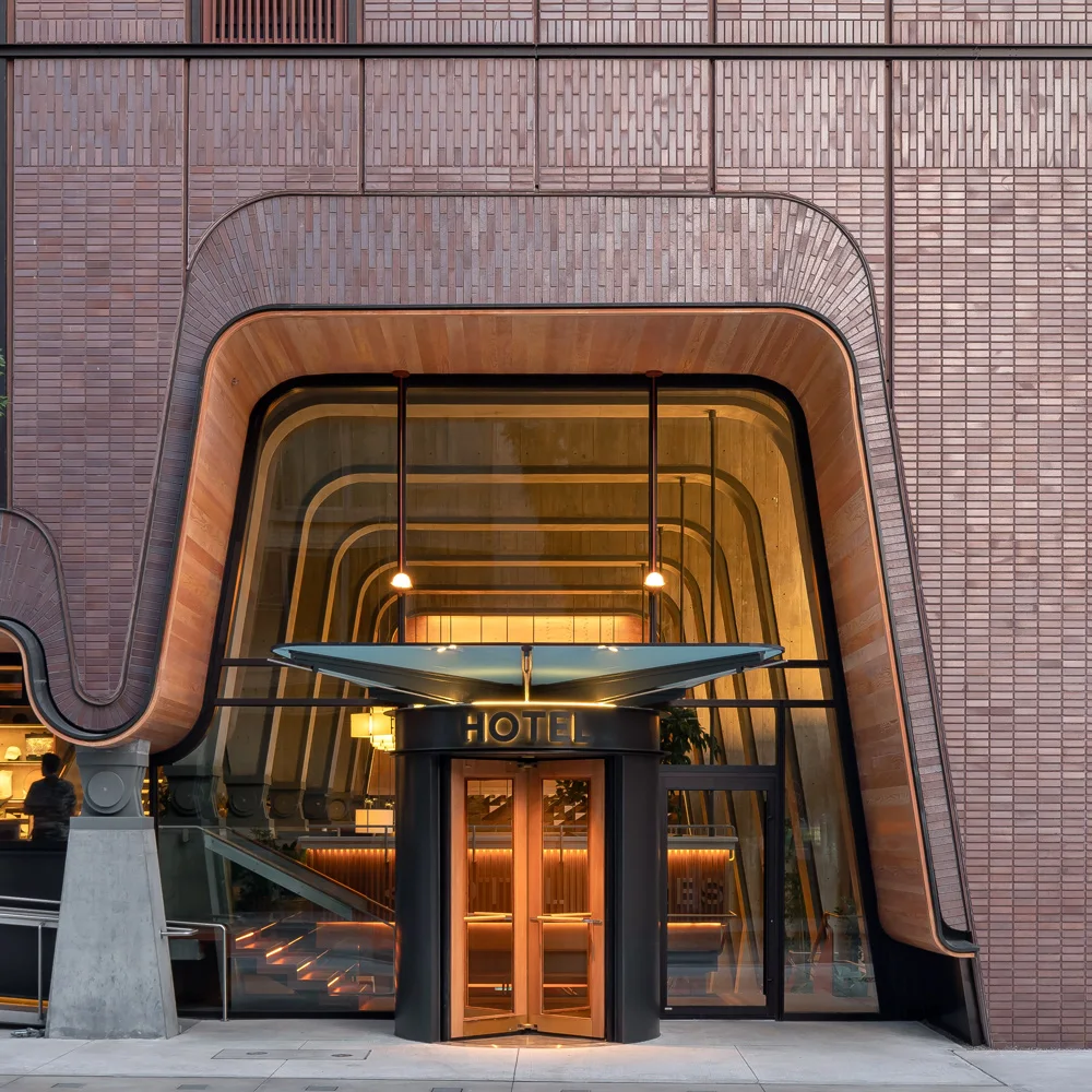 The Ace Hotel, Toronto, Ontario, faced in Endicott Medium Ironspot #46