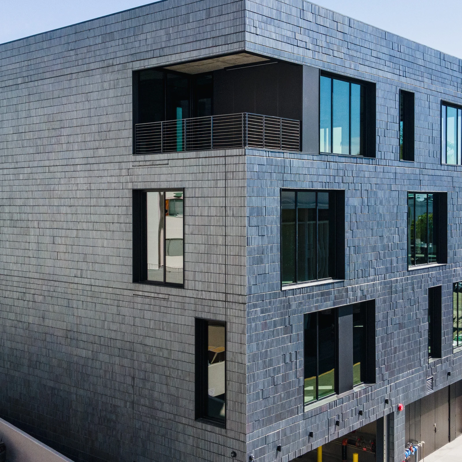 The Brick and The Machine, Culver City, California, faced in Endicott Manganese Ironspot