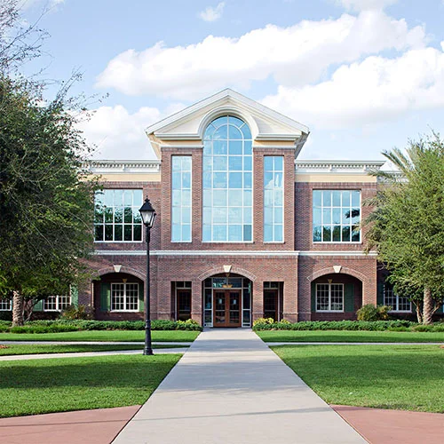 Villages Charter High School, The Villages, Florida, faced in Endicott Autumn Sands