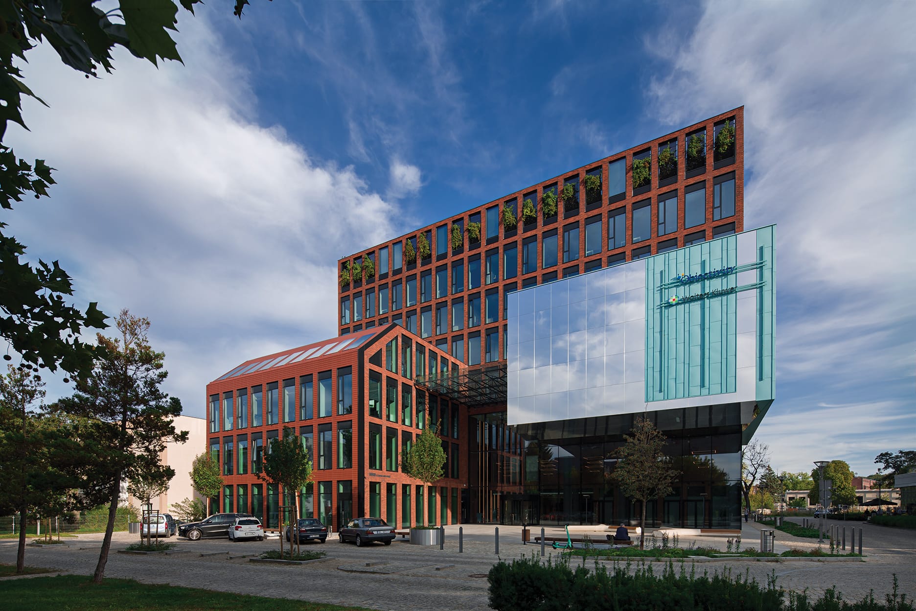 King Klinker brick slips, GATO office building, Gdańsk, Poland