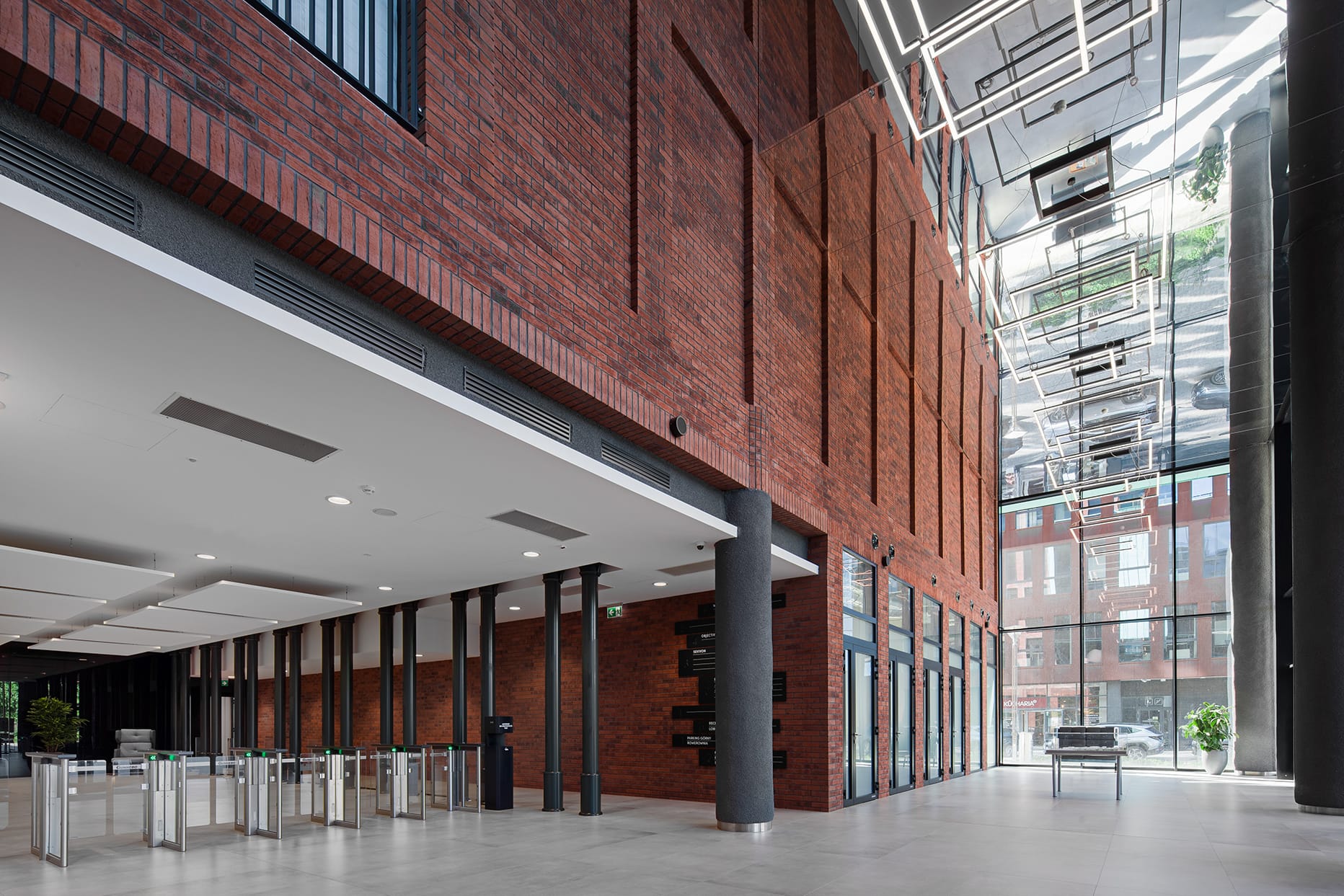 King Klinker brick slips, GATO office building, Gdańsk, Poland