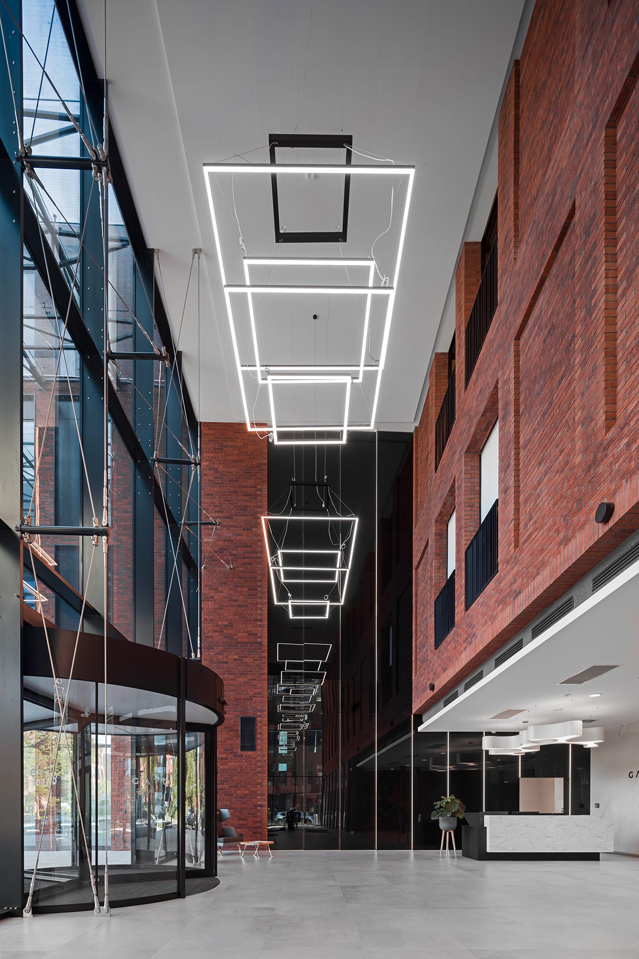 King Klinker brick slips, GATO office building, Gdańsk, Poland