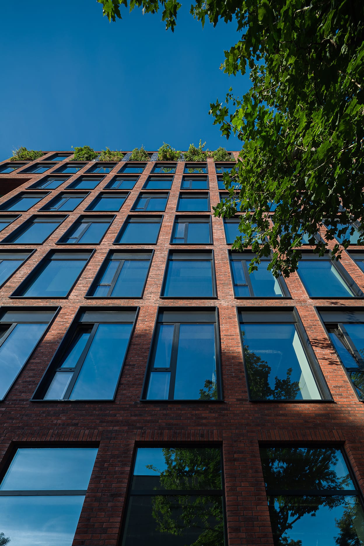 King Klinker brick slips, GATO office building, Gdańsk, Poland