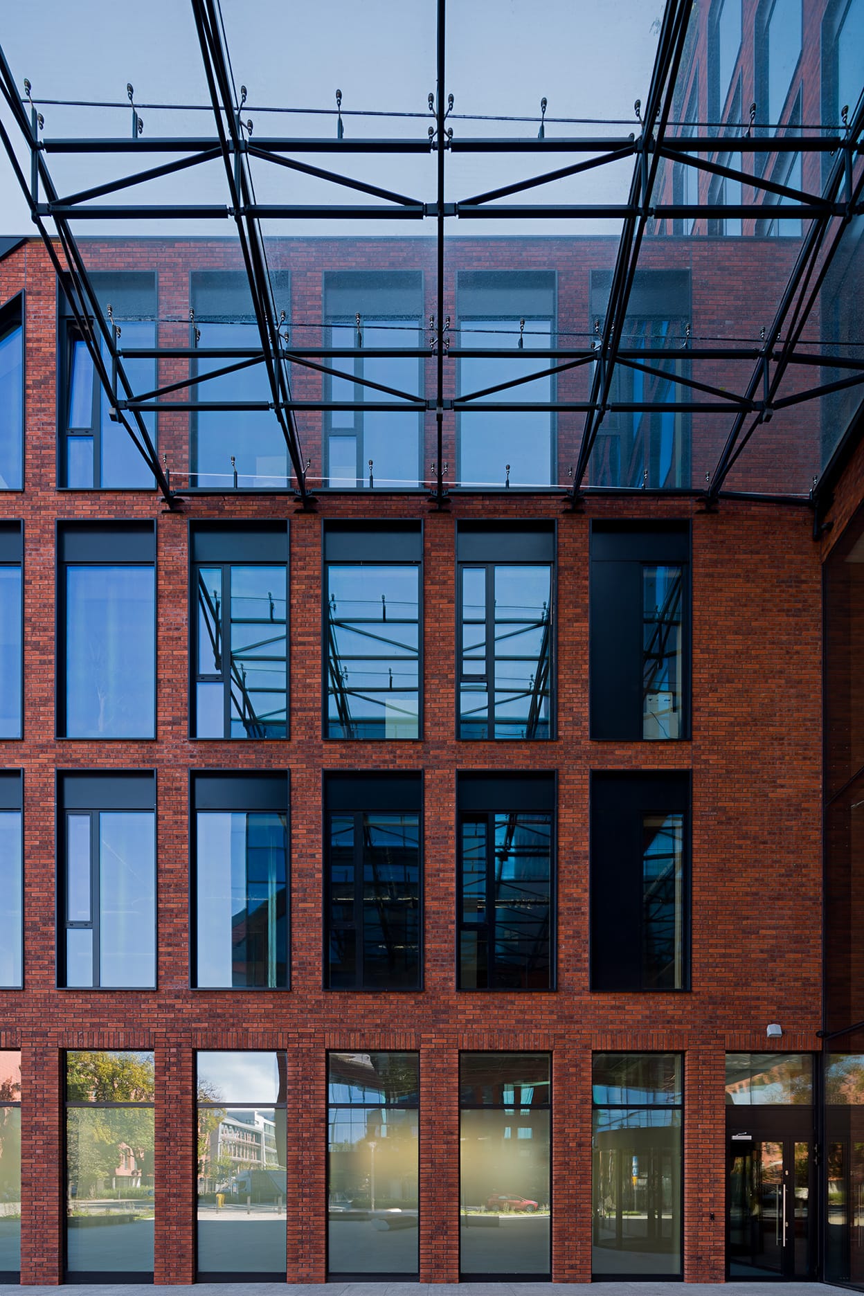 King Klinker brick slips, GATO office building, Gdańsk, Poland