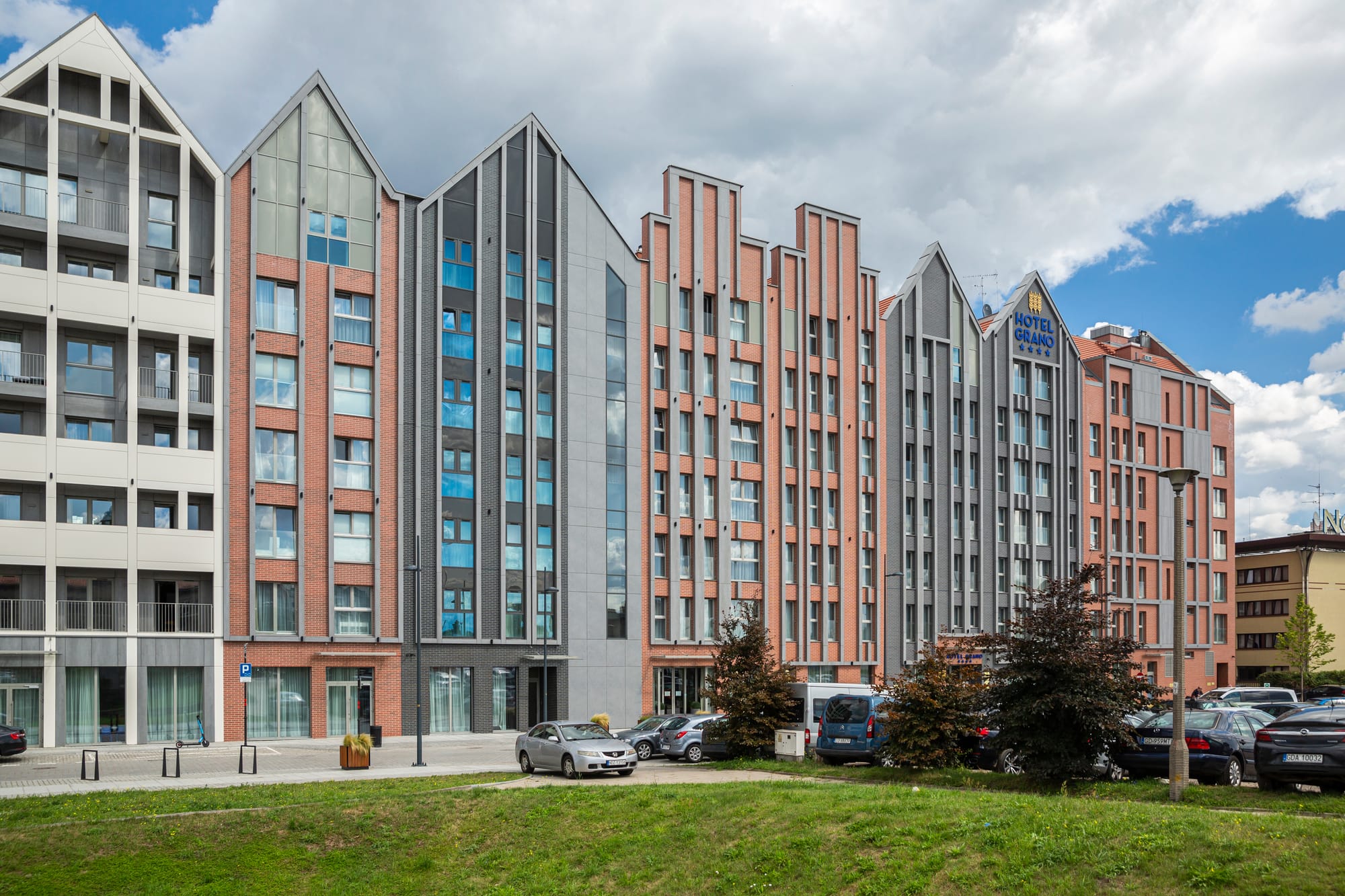 King Klinker brick slips, Grano Hotel, Gdańsk, Poland