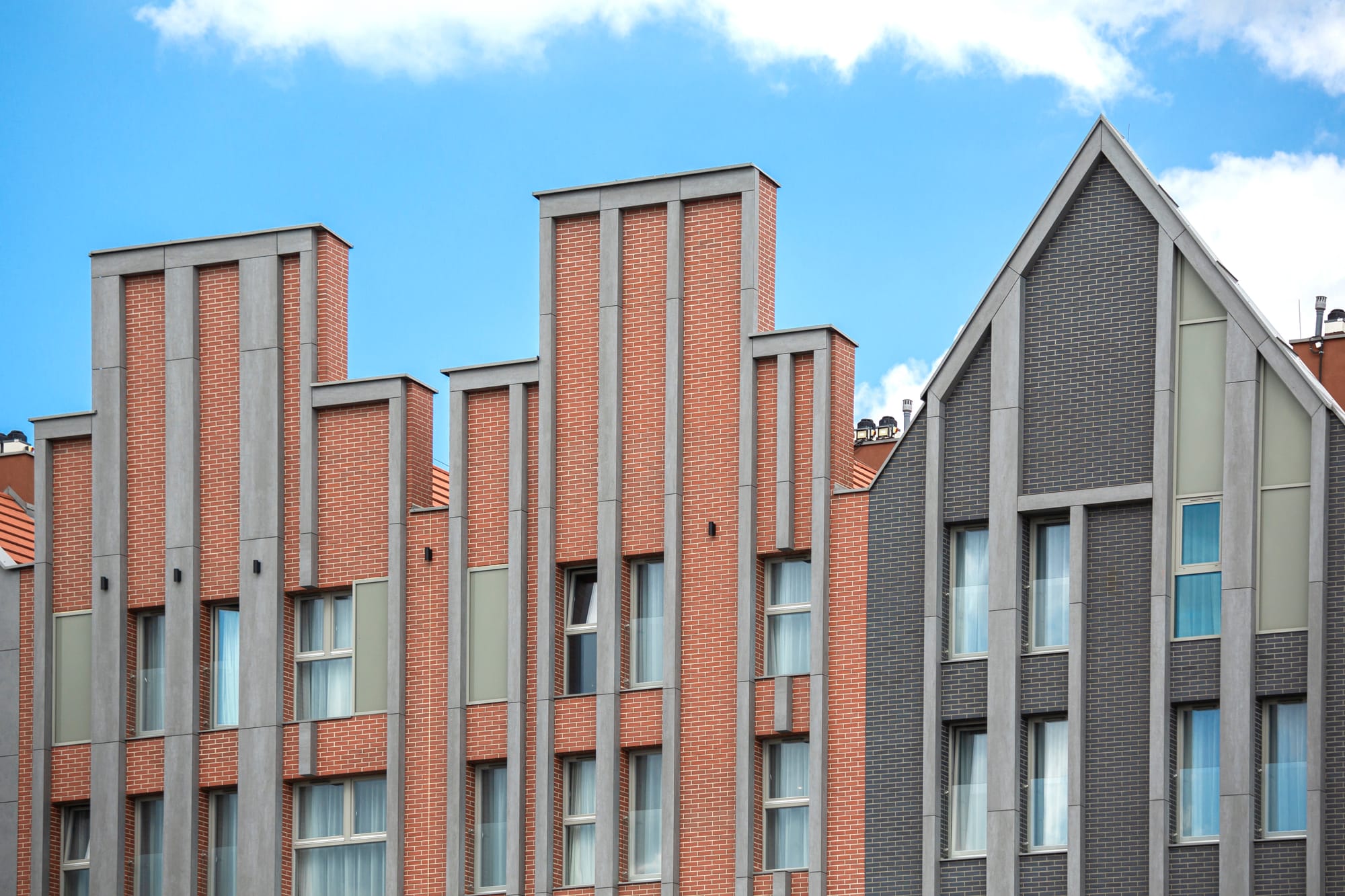 King Klinker brick slips, Grano Hotel, Gdańsk, Poland
