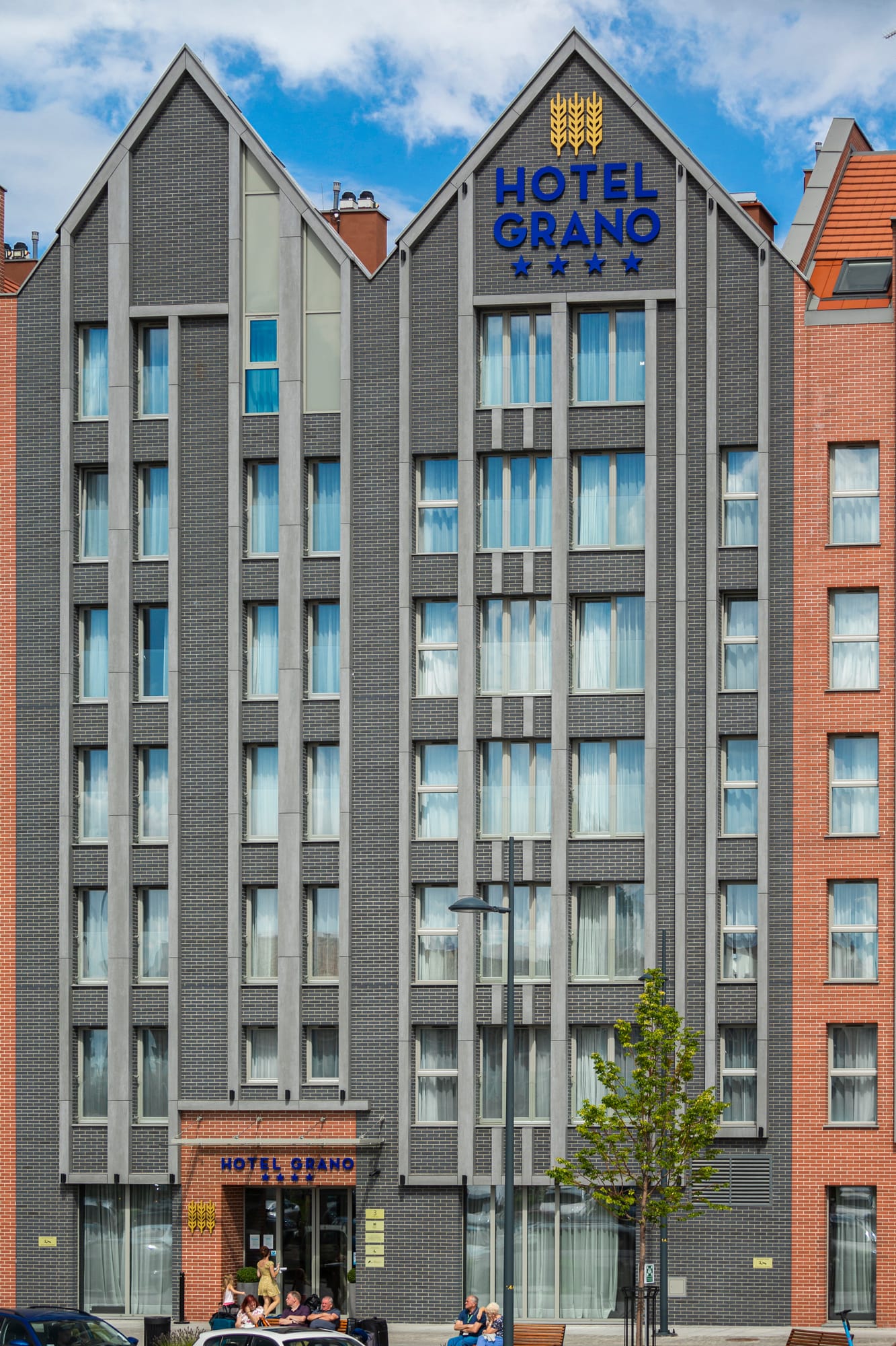 King Klinker brick slips, Grano Hotel, Gdańsk, Poland