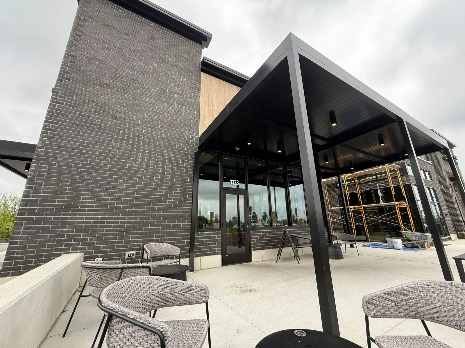 King Klinker thin brick, The Cigar Box Bar and Lounge, Westfield, Indiana