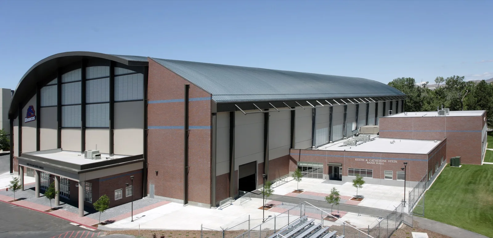 Boise State University Indoor Practice Facility, MetroBrick thin brick