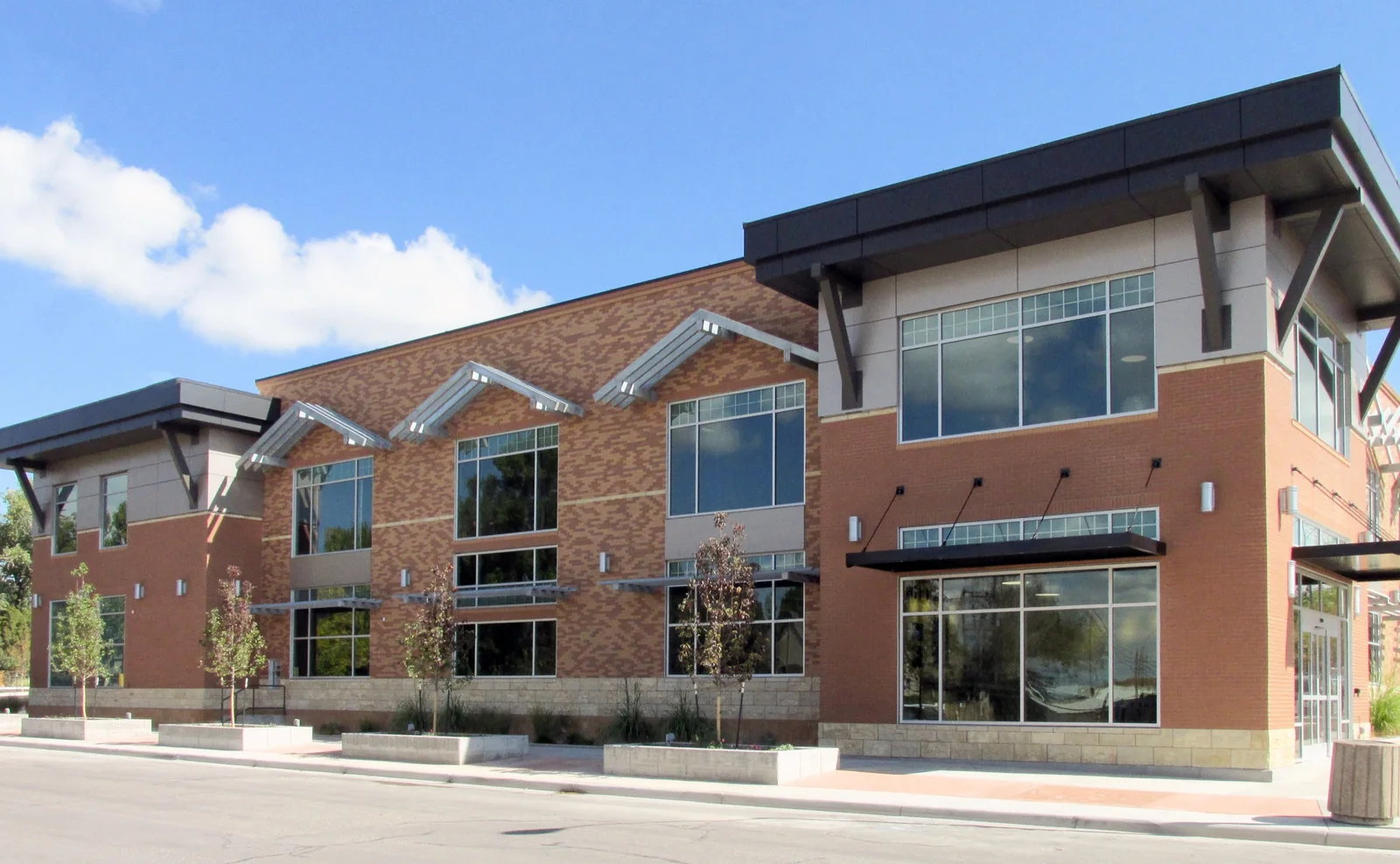 Douglas Library, MetroBrick 101 Commons, 205 Marketplace, 365 Schoolhouse Red Flashed