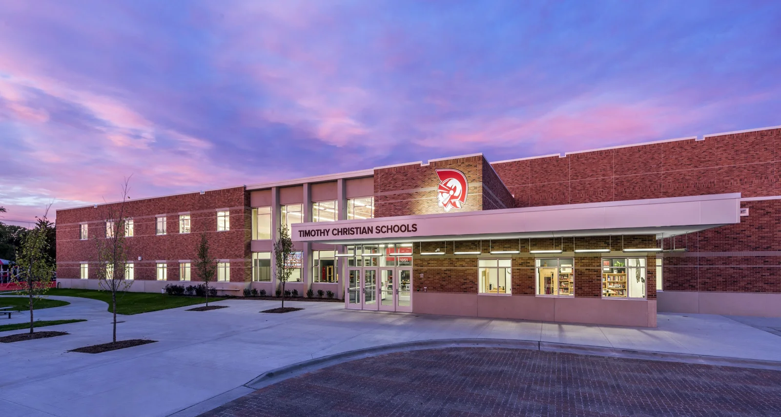 Timothy Christian School, MetroBrick 105 Fieldstone, 205 Marketplace, 250 Courtyard Flashed, 458 Brownstone Flashed