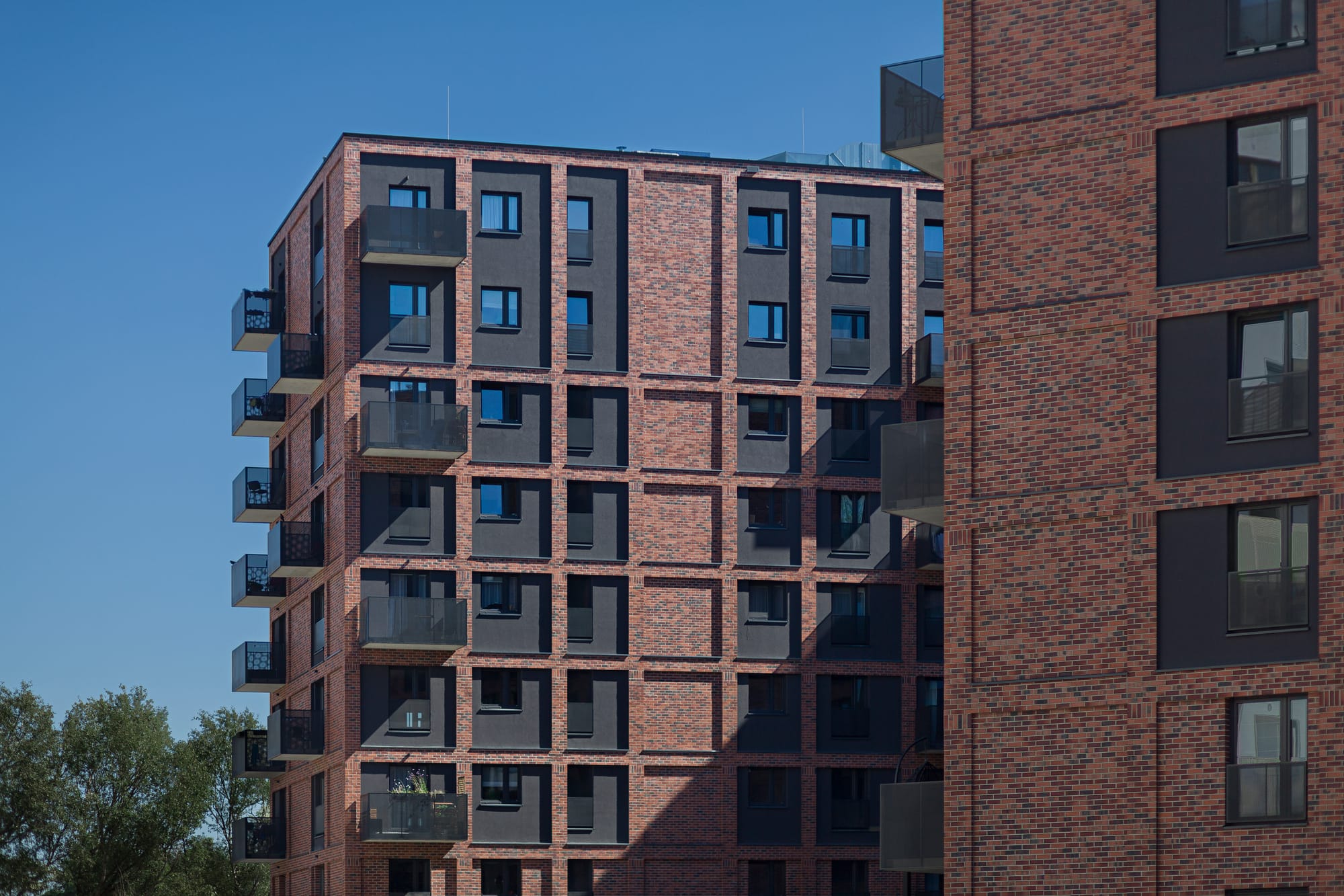 King Klinker brick slips, Port Popowice, Wrocław, Poland