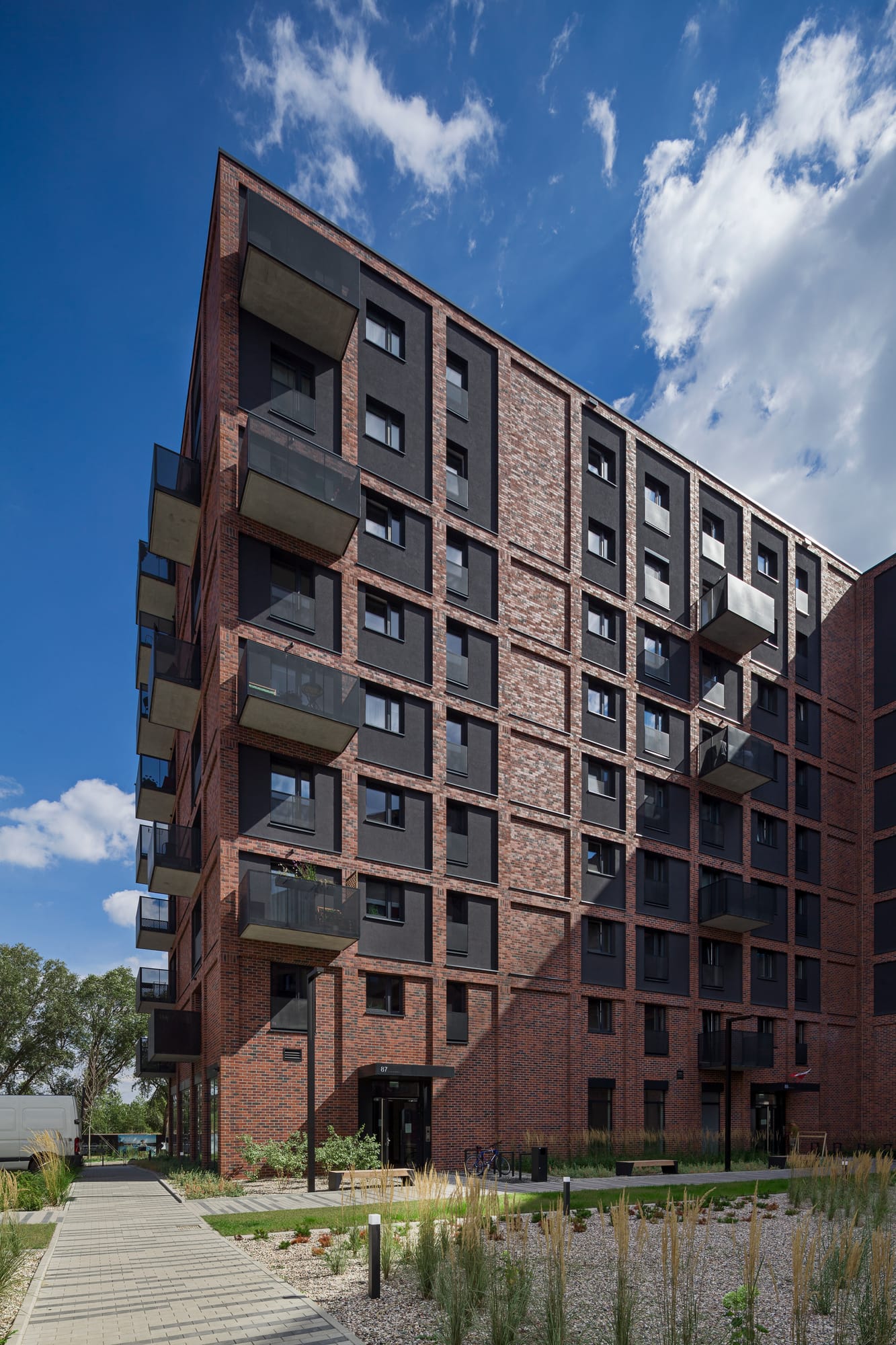 King Klinker brick slips, Port Popowice, Wrocław, Poland