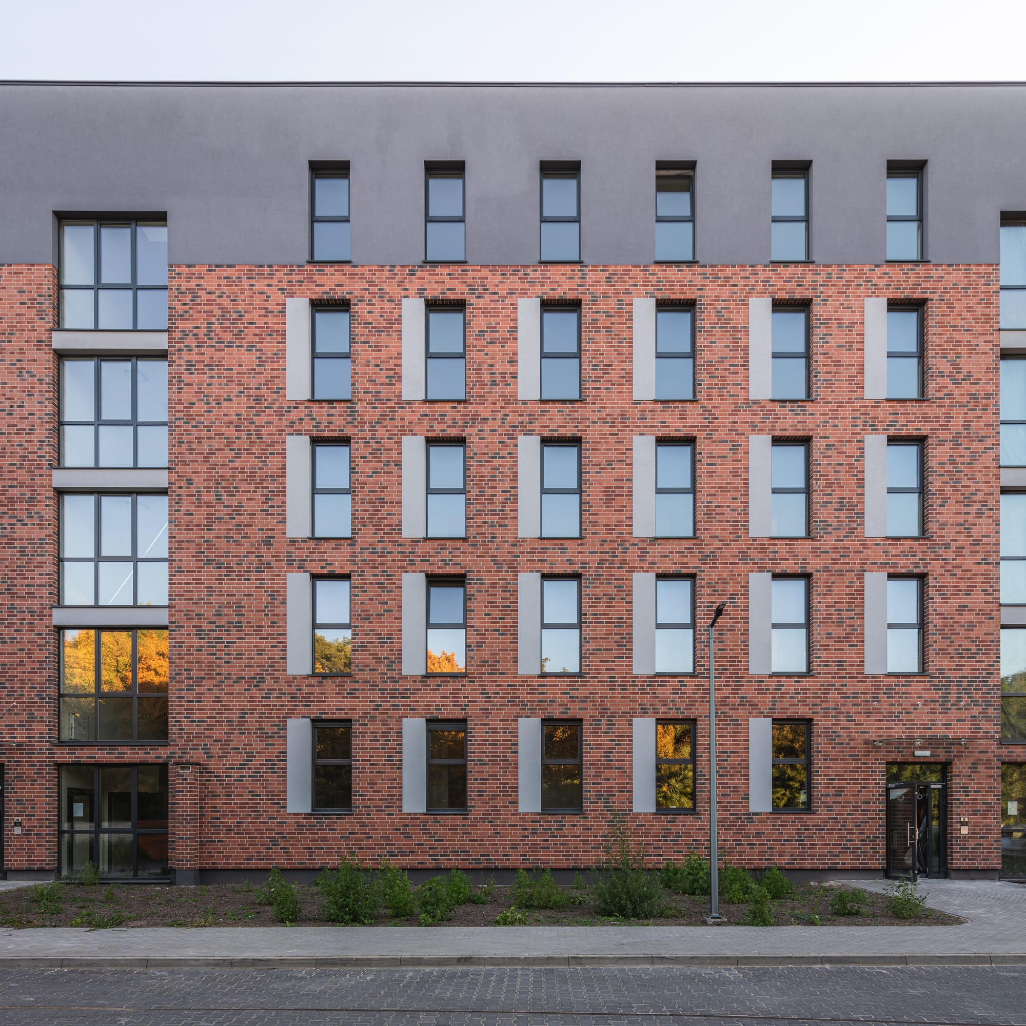 King Klinker brick slips, Sagaris Malta apartments, Poznań, Poland