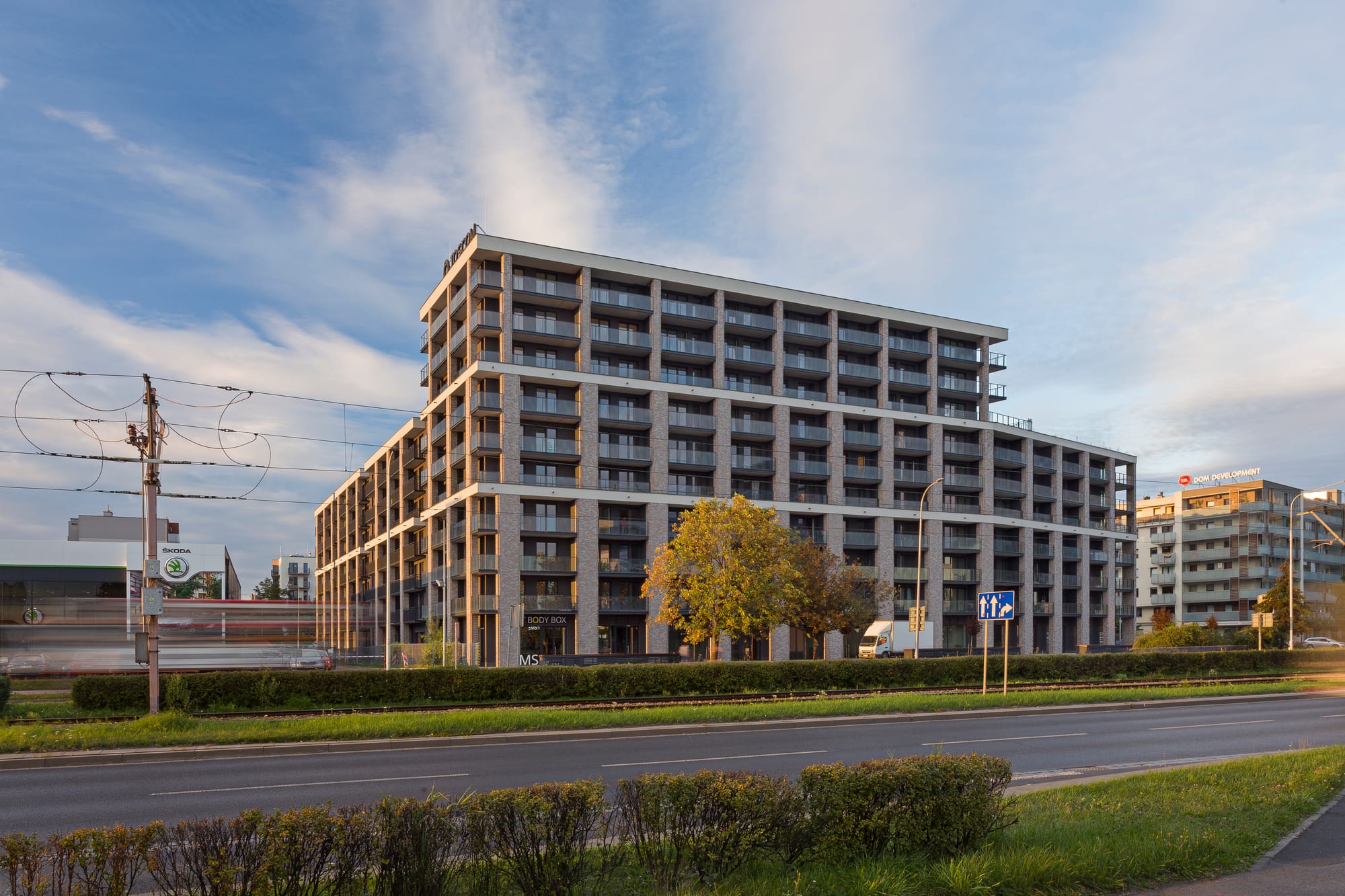 King Klinker brick slips, Toscom, Wrocław, Poland